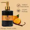 Savon de Royal Luxury Vegan Sıvı Sabun Black Pearl 500 ml, Portakal, Vanilya