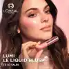 LOreal Paris Lumi Blush Likit Allık - 630 Glowy True Rose