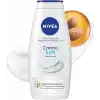 NIVEA Creme Soft Kremsi Dokunuş Banyo Ve Duş Jeli 750 ml, Vücut Nemlendirici, Badem Yağı, Pürüzsüz Cilt