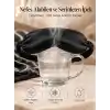 ICON SILK%100 Saf İpek Uyku Maskesi Göz Bandı (Siyah)