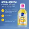 NIVEA Micellar Aydınlatıcı Makyaj Temizleme Suyu 400 ml,Suya Dayanıklı Makyajı Çıkarır,Ovalama Gerektirmez,Serum İçerikli,C Vitamini,E Vitamini,