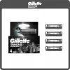 Gillette Mach3 Charcoal Yedek Tıraş Bıçağı 4lü