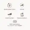 Philips Epilatör Serisi 8000, Kablosuz, Islak ve Kuru Kullanım, ProGuide, LED Işık, 60 Dakika Pil Ömrü, BRE708/05