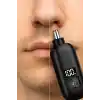 Busstier Burun Kılı Makinesi, Mini Taşınabilir Ağrısız Tüy Alma, Hassas Kaş Düzeltici, Çift Taraflı Bıçaklı Sessiz Kesim, LED Güç Göstergeli, USB Şarjlı, Temizlik Fırçası ve Şarj Kablosu Dahil, Seyaha