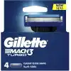 Gillette Mach3 Turbo Yedek Tıraş Bıçağı 4lü