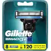 Gillette Mach3 Yedek Tıraş Bıçağı 8li