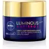 NIVEA Luminous630 Leke Karşıtı Gece Yüz Bakım Kremi 50ml,Nemlendirici,Hyaluronik Asit,Thiamidol,Tüm Cilt ve Leke Tipleri