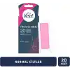 Veet Easy Gelwax Teknoloji Normal Ciltler İçin Yüze Özel Sir Ağda Bandı (1 x 20 Adet)