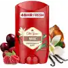 Old Spice Oasis Erkek Katı Stick Deodorant 50 ml – 48 Saat Ter Kokusuna Karşı Koruma, Vanilya ve Tütsülü Amber Kokusu, Alüminyumsuz