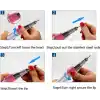 Coverzone Manikür Pedikür Makinesi Profesyonel 25000 Rpm Elektrikli Freze Tırnak Parlatıcı Törpü 3 Farklı Renk Seçeneği Nail Drill Parlatma Şekil Verme Çok İşlevli Kullanım F601 (Beyaz)