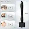 Elamour 140 Titanyum Iğneli Ayarlanabilir Iğne Ölçülü (0.25-3.0mm) - Serum Hediyeli - Siyah Dermastamp