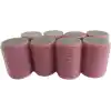 Croc 1207 Pembe Cırtlı Sünger Bigudi 8Li Çap 4Cm + 12Li Alüminyum Saç Pensi