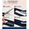 Paça Telası 2 cm x 50 m - Çift Taraflı Yapışkan Tela - Şerit Tela - Ütü ile Yapıştırılan Tela - Dokumasız Uygulama - Amerikan Tela - Dikiş Nakış Telası (Beyaz)