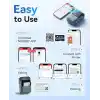 NIIMBOT B1 Etiket Makinesi, Otomatik Tanımlamalı Bluetooth Taşınabilir Etiket Yazıcısı, Ofis, Ev, İş için Kullanımı Kolay, 2 x 1.2 inç Etiket/Rulo (Mavi)