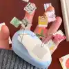 Mavi Pul Delgeç Tasarım Scrapbooking Malzemesi - Pul Şekilli Delgeç Kağıt Kesici