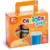 Carioca Bebek Yıkanabilir Parmak Boyası, 6 Renk x 80 gr