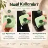 Coverzone Ayarlanabilir Bıçaklı Jiletli Saç Kesme ve Kırık Alma Tarağı, Saç İnceltme ve Şekillendirme Tarağı, Çift Taraflı Kat Kesim, Perçem Kakül ve Saç Ucu Düzeltme Aparatı, SC01(Yeşil)