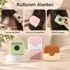 Coverzone Ayarlanabilir Bıçaklı Jiletli Saç Kesme ve Kırık Alma Tarağı, Saç İnceltme ve Şekillendirme Tarağı, Çift Taraflı Kat Kesim, Perçem Kakül ve Saç Ucu Düzeltme Aparatı, SC01(Yeşil)