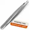 Batık saç cımbızı - STALEKS PRO - tip 5 - Pinpoint Tip Cımbız - Cerrahi Paslanmaz Çelik - Dayanıklılık - Hassasiyet - El Yapımı - Uzmanlar ve profesyoneller için.