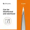 Batık saç cımbızı - STALEKS PRO - tip 5 - Pinpoint Tip Cımbız - Cerrahi Paslanmaz Çelik - Dayanıklılık - Hassasiyet - El Yapımı - Uzmanlar ve profesyoneller için.