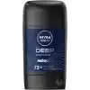 NIVEA MEN Erkek Stick Deodorant Deep Dimension 50 ml,72 Saat Ter ve Ter Kokusuna Karşı Anti Perspirant Koruma,Aktif Karbon