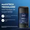 NIVEA MEN Erkek Stick Deodorant Deep Dimension 50 ml,72 Saat Ter ve Ter Kokusuna Karşı Anti Perspirant Koruma,Aktif Karbon