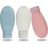 Orret Home Seyahat Şampuan Şişesi 3 Adet Set, Sızdırmaz Şampuan Şişesi, Çok Amaçlı Seyahat Tipi Doldurulabilir Krem Şampuan Şişe Seti Krem Kutusu
