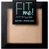 Maybelline New York Fit Me Matte+Poreless Pudra - 120 Classic Ivory