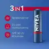 NIVEA SPF30 Kırmızı Renkli Dudak Bakım Kremi,4,8gr,24 Saat Nemlendirme,E Vitamini,Organik Badem Yağı,Shea Yağı,Dudak Ve Yanaklar İçin,Allık Etkisi,Mineral Yağı Bulunmaz