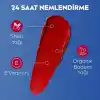 NIVEA SPF30 Kırmızı Renkli Dudak Bakım Kremi,4,8gr,24 Saat Nemlendirme,E Vitamini,Organik Badem Yağı,Shea Yağı,Dudak Ve Yanaklar İçin,Allık Etkisi,Mineral Yağı Bulunmaz