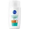 NIVEA SPF50 Derma Skin Clear Sivilce Karşıtı Gündüz Yüz Kremi 40 ml,Matlaştırıcı,Makyaj Bazı,Karnitin,Gliserin,Niasinamid,Hafif Formül