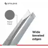 Staleks P-02 PVC Koruyucu Kılıflı Kaş Cımbızları Toplam Uzunluk 9 cm