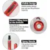 Saiveina Taşınabilir 5ml Mini Parfüm Atomizer Şişeleri, Doldurulabilir Parfüm Sprey Şişesi, Koku Pompası Kılıfı, Seyahat ve Giden için Boş Parfüm Şişeleri (4 Paket)