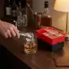 Deconox 2 Adet 6 Gözlü Dev Boy Silikon Buz Kalıbı, Siyah ve Kırmızı Kare Küp Buzluk, 16x12 cm Büyük Buz Küpü Kalıbı 2’li Set, Soğuk İçecek Kokteyl Limonata Kahve Sunumları İçin Esnek Buz Kalıbı