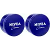 NIVEA Creme Nemlendirici Bakım Kremi 250 ml,Eucerit, El,Yüz,Vücut İçin,Paraben İçermez, Tüm Cilt Tipleri, (2 paketi)