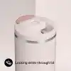STANLEY The Transit FlipTop Mug Termos 0.60 Litre - Pembe Kuvars (Rose Quartz) | Paslanmaz Çelik