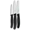 Victorinox 6.7113.34 Swiss Classic 3lü Bıçak Set, Siyah