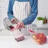 Kilitlenebilir buzdolabı poşeti, kırmızı-pembe, 2,5 lt ve 1,2 lt, 50 adet