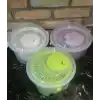 Jouis Salata Sebze Kurutucu Pratik Salata Kurutucu – Çevirmeli Sebze & Marul Kurutma Kabı, 4,5 L Manuel Dönerli Yıkama ve Kurutma Leğeni, Suyu Ayıran Çok Fonksiyonlu Spinner BPA İÇERMEZ