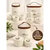 Busstier Isı Yalıtımlı Yemek Termosu ve Lunch Box Çantası, Vidalı Kapaklı PP Dış Gövde ve Metal İç Hazneli Taşınabilir Yemek Kabı Seti (2 Parça)