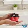 Bluefox Kırmızı PowerGripli Bıçak Bileyici - Vantuzlu Vakumlu, Serbest Ellerle Kullanılabilen Tungsten Carbide Bıçak Bileme Aleti