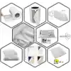 Faf Fresh Air Filter 10 Adet Nano Gümüş İyonlu Elektrostatik Toz Tutucu Ön Filtre Xiaomi Smart Purifier 4 Compact ile Uyumlu