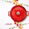Lava Casserole Çok Fonksiyonlu, 3.40 Litre LVYST28K2R, Kırmızı/Siyah