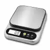 10 Kg Dijital Hassas Mutfak Tartısı - LCD Ekranlı, Paslanmaz Çelik Tartım Yüzeyi, Dara (Tare) Fonksiyonlu, Gram & Ons Ölçüm