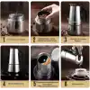 Çelik Ocak Üstü 4 Cup Fincan 200 ml Moka Pot Espresso cin285-4