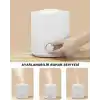 Robeve 2.5 Lt Hava Nemlendirici Buhar Makinesi Ultrasonik Difüzör Oda Nemlendirici Hava Nemlendiricisi Ortam Nemlendirici 7 Renkli Ledli Nemlendirici (Beyaz)