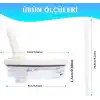 Yenigeldi 2 Adet Flip Pipetli Kapak – Stanley Quencher ile Uyumlu 40 Oz – Sızdırmaz Kapak + 2 Pipet – Krem Renk