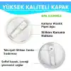 Yenigeldi 2 Adet Flip Pipetli Kapak – Stanley Quencher ile Uyumlu 40 Oz – Sızdırmaz Kapak + 2 Pipet – Krem Renk
