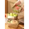 8 Adet 304 Çelik 550 ml Yemek Meyve Et Buzdolabı Beslenme Saklama Kabı mt107-8