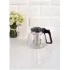 Isıya Dayanıklı Cam Demlik, Süzgeçli Çaydanlık, Filtreli Çay Demleme Çiçek Çayı ve Bitki Çayı İçin (900ML)